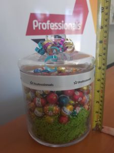 Image of eggs in a jar. Professionals Christies Beach real estate agency Easter competition