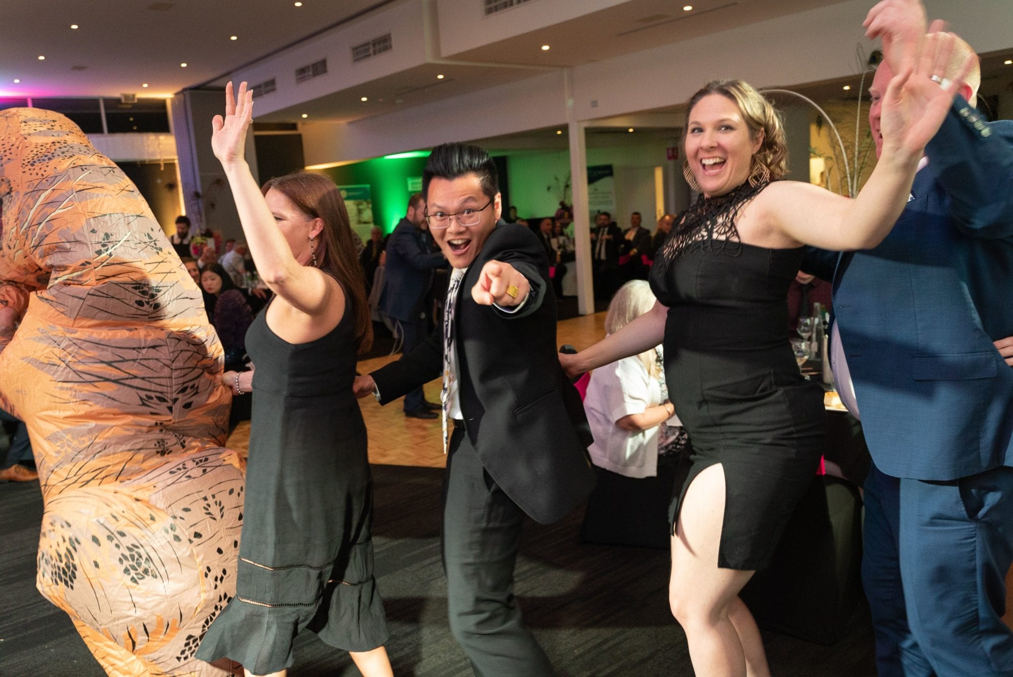 Dancing at Professionals real estate awards